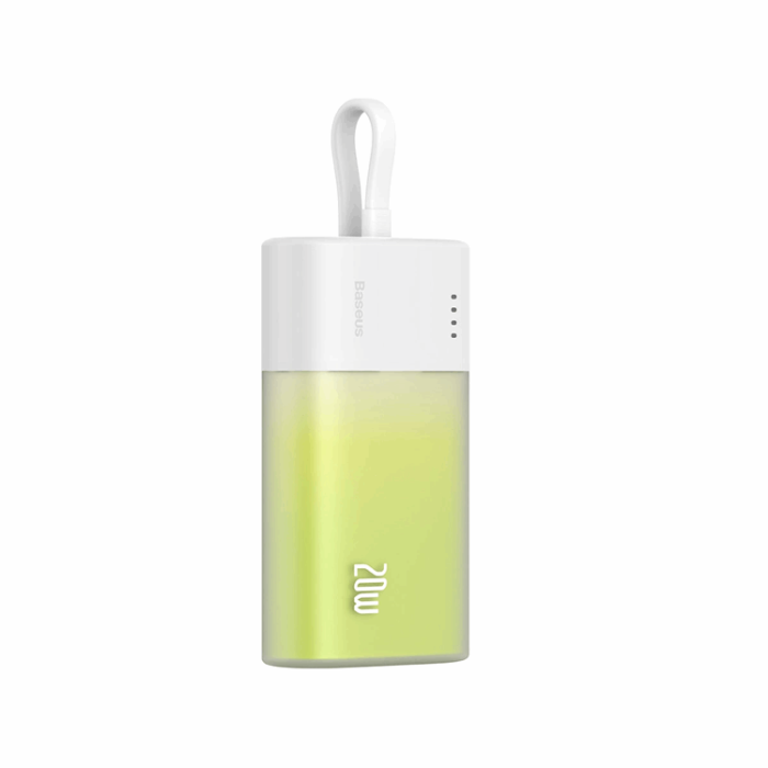 BASEUS - Baseus Powerbank 5200mAh Popsicle 20W - Vit/Grön