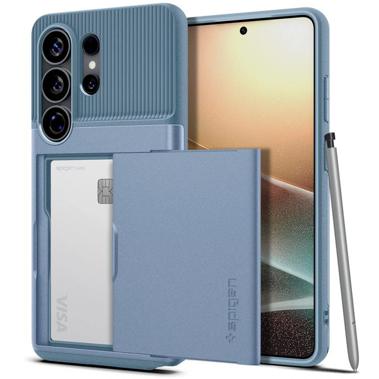 Spigen Mobilskal För Galaxy S26 Ultra Slim Armor CS - Ljusblå | 2353 | AlltMobil