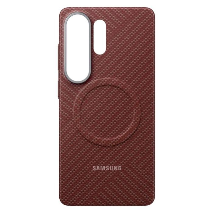 Samsung - Samsung Mobilskal För Galaxy S26 Ultra MagSafe Carbon Magnet - Röd