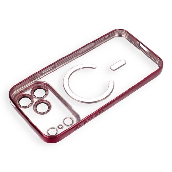 A-One Brand - Mobilskal För iPhone 18 Pro Max/17 Pro Max Magsafe Electro - Cherry