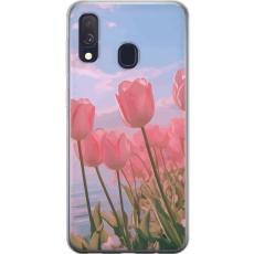 iSecrets - Mobilskal till Samsung Galaxy A40 med Rosa Tulpaner