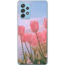 Gustaf - Mobilskal till Samsung Galaxy A52 5G med Rosa Tulpaner