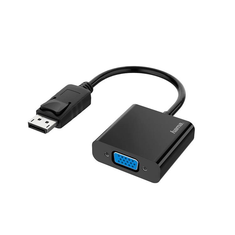 HAMA Adapter Multimedia DisplayPort-VGA Full-HD 1080p | 505295 | AlltMobil