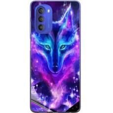 iSecrets - Mobilskal till Motorola Moto G51 5G med Neon Varg