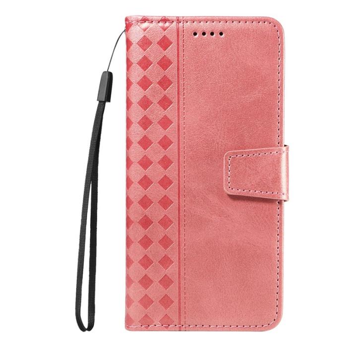 OEM - Samsung Galaxy S26 Ultra Fodral Äkta Läder Ställ - Roséguld