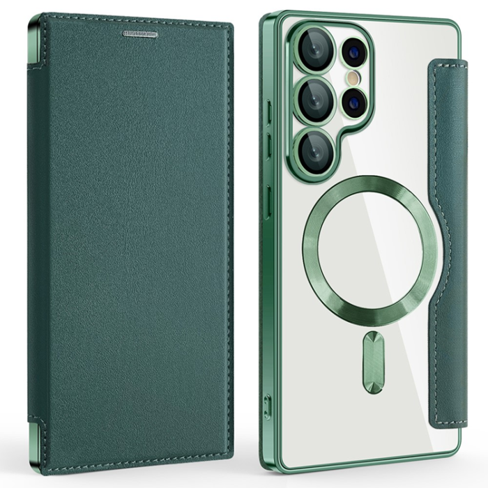 A-One Brand - Galaxy S25 Ultra Plånboksfodral MagSafe RFID Blocking 