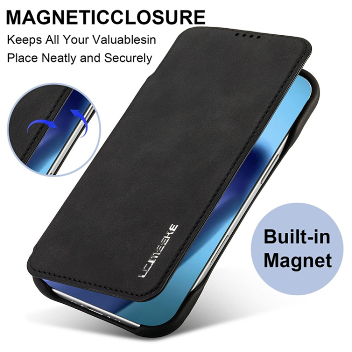 LC.imeeke - LC.IMEEKE iPhone Air Mobilfodral Korthållare Stativ - Svart