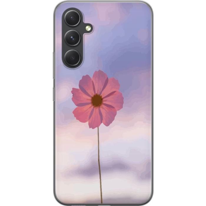 iSecrets - Mobilskal till Samsung Galaxy A55 med Rosa blomma