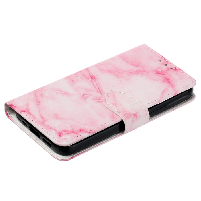 A-One Brand - Sony Xperia 1 VII Plånboksfodral Marble Painted - Rosa