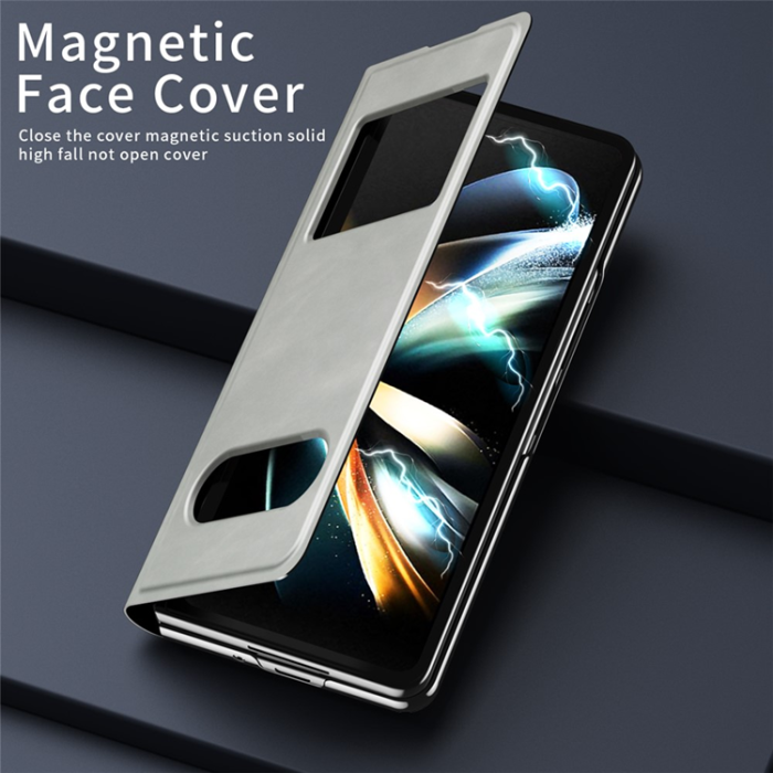 A-One Brand - Galaxy Z Fold 6 Mobilskal View Window - Vit
