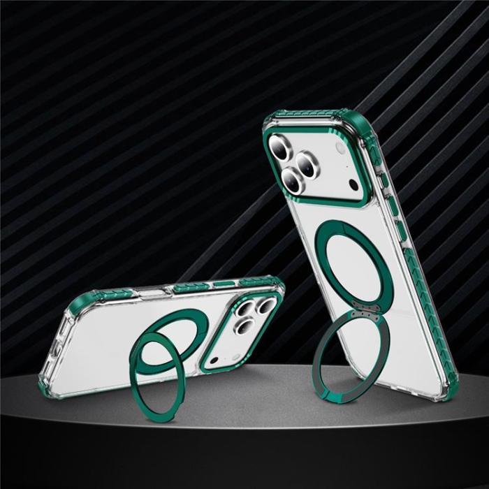 A-One Brand - iPhone 17 Pro Max Mobilskal MagSafe Anti Drop - Grön