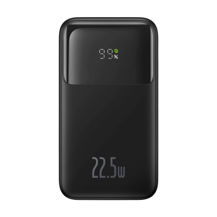 BASEUS - Baseus Powerbank med display 20000mAh 22.5W Comet Series - Svart