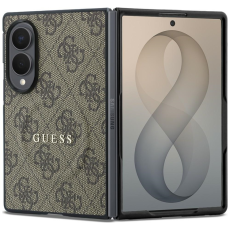 Guess - Guess Mobilskal F&ouml;r Galaxy Z Fold 8 MagSafe 4G Classic - Brun