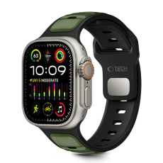 Tech-Protect - Tech-Protect Apple Watch (44/45/46/49mm) Armband Icon - Svart/Grön
