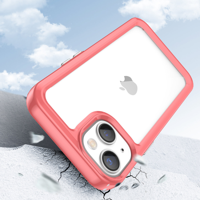 OEM - iPhone 14 Plus Skal Outer Space - Röd