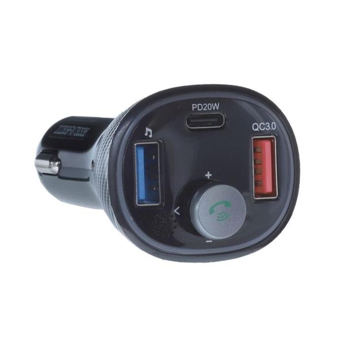 OEM - FM MP3-Sändare Bluetooth 5.0 + USB A QC3.0 + Typ C 30W ART FM-73 ART