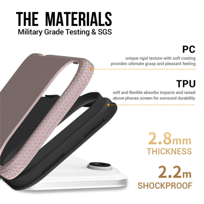A-One Brand - iPhone 17 Air Mobilskal MagSafe Protective TPU+PC - Roséguld