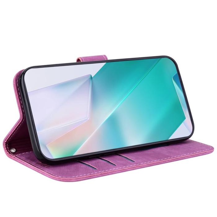 OEM - Samsung Galaxy S26 / S26 Pro Plånboksfodral Konstläder Stötbeständig - Rosa