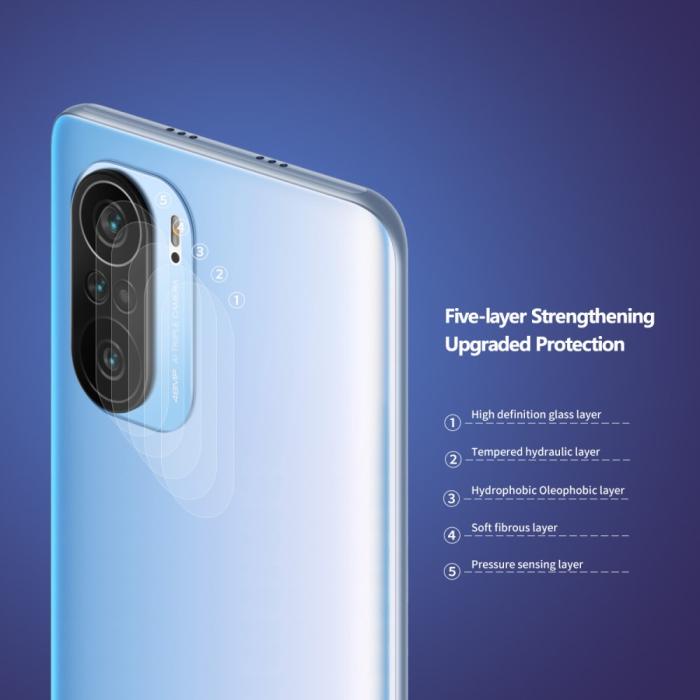 Imak - IMAK - 2 Pack Kameralinsskydd i Härdat Glas Xiaomi Mi 11i / Poco F3