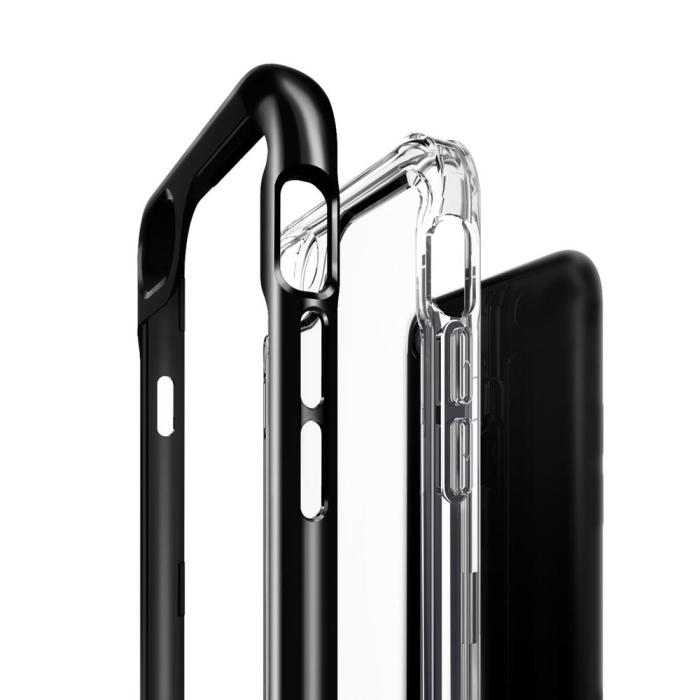 UTGATT5 - Caseology Skyfall Skal till Apple iPhone 7/8/SE 2020 - Jet Svart