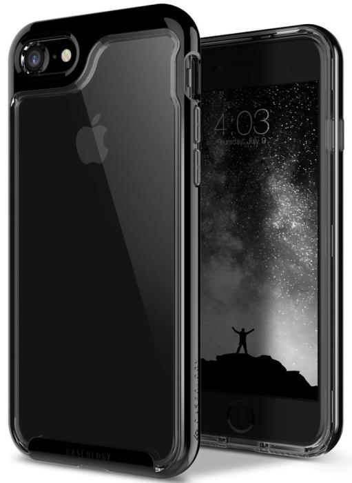 UTGATT5 - Caseology Skyfall Skal till Apple iPhone 7/8/SE 2020 - Jet Svart
