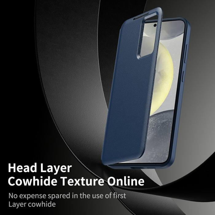 OEM - Mobilskal till Samsung Galaxy S26 Ultra PU Läder Smart View - Safir