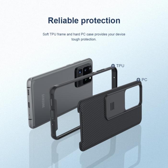 Nillkin - NILLKIN CamShield Mobilskal Galaxy S20 Ultra - Svart