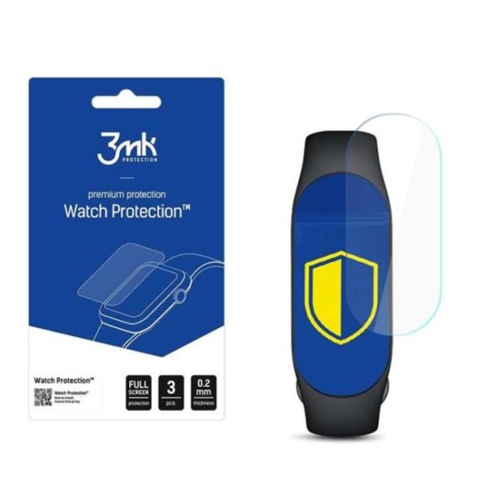 3MK - 3MK Xiaomi Mi Smart Band 7 Plastfilm Skärmskydd ARC+ Transparent