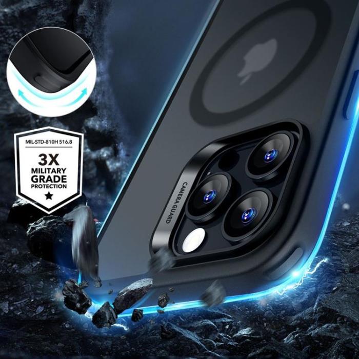 ESR - ESR iPhone 16 Pro Mobilskal Magsafe Halolock Och Härdat Glas