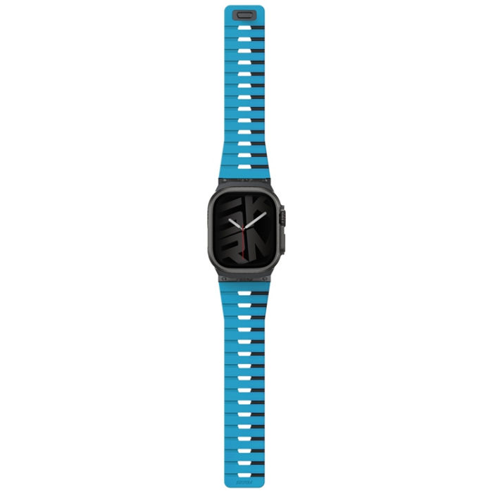 Skinarma - Skinarma Apple Watch 49/46/45/44 Armband Gemini - Blå