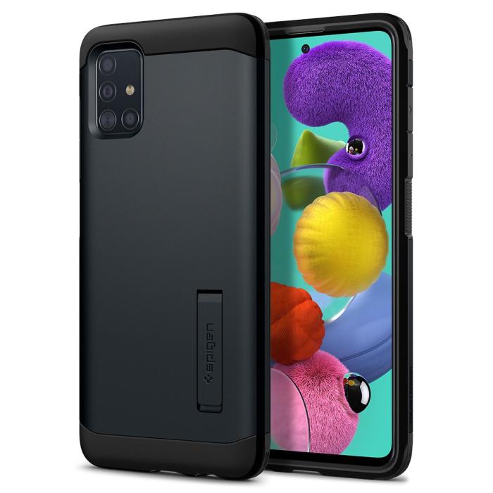 UTGATT5 - Spigen Tough Armor Galaxy A51 Metal Slate