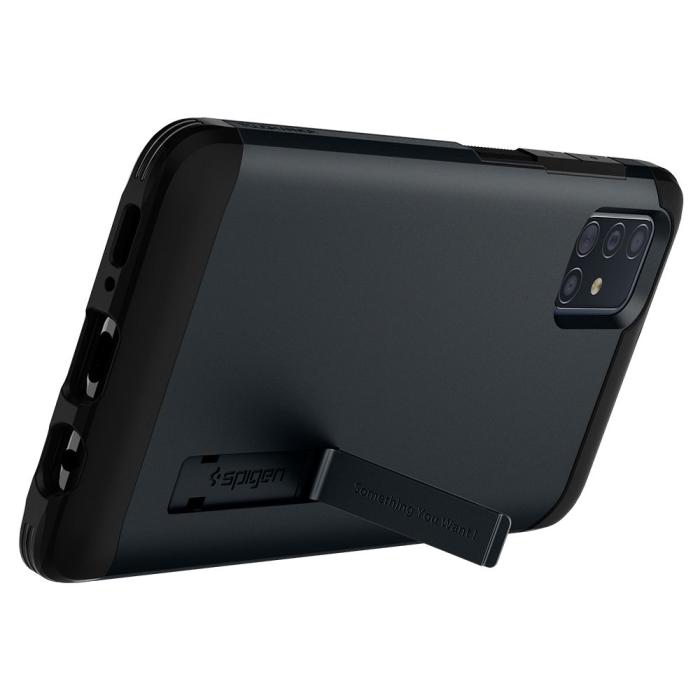 UTGATT5 - Spigen Tough Armor Galaxy A51 Metal Slate