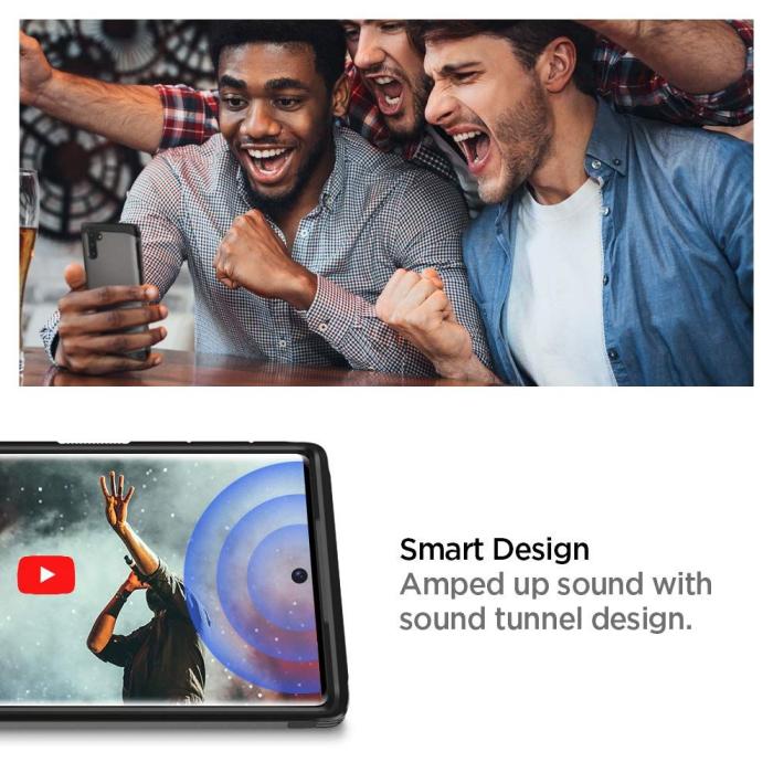 UTGATT5 - SPIGEN Tough Armor Galaxy Note 10 Gunmetal