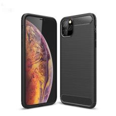 UTGATT1 - Skal i Kolfiber-design för iPhone 11 Pro Max - Svart