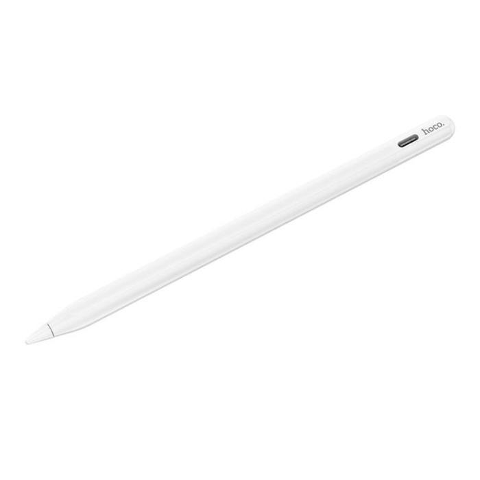 Hoco - Hoco Aktiv Kapacitiv Stylus Penna med Anti-lost Funktion 130 mAh - Vit