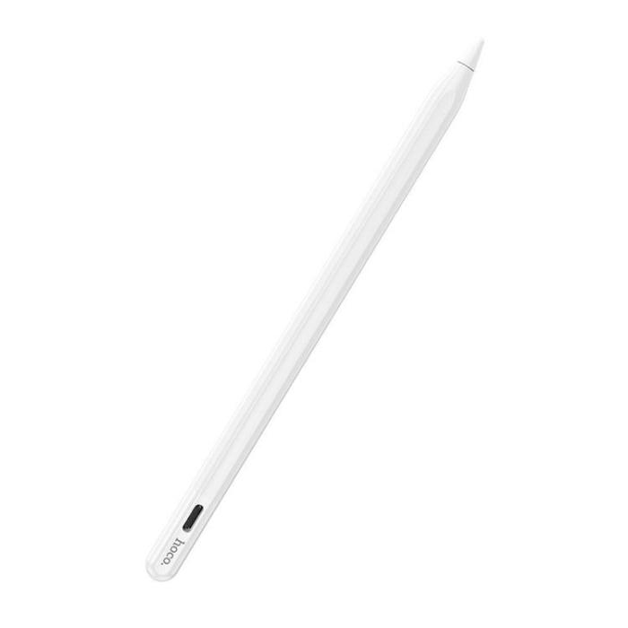 Hoco - Hoco Aktiv Kapacitiv Stylus Penna med Anti-lost Funktion 130 mAh - Vit