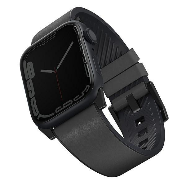 UNIQ Straden Apple Watch Läder 42/44/45mm - Grå | 5122 | AlltMobil