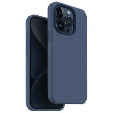 UNIQ - UNIQ iPhone 15 Pro Mobilskal Magsafe Lino Hue - Marinblå