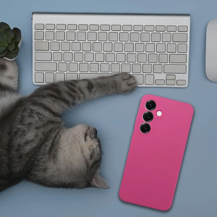 A-One Brand - Mobilskal För Galaxy S26 Plus Magsafe Silikon - Rosa