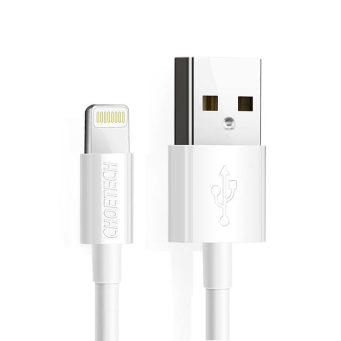 Choetech - Choetech USB-A till Lightning kabel 1.8m - Vit