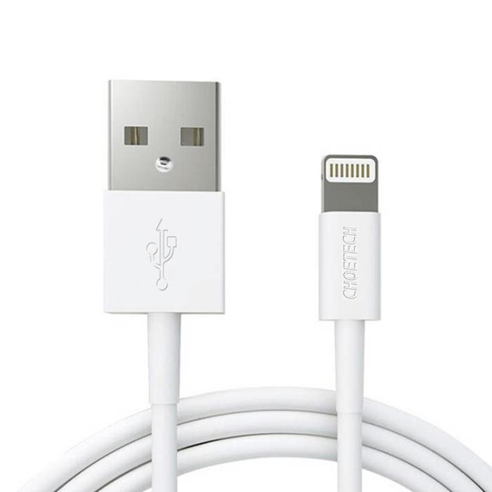 Choetech - Choetech USB-A till Lightning kabel 1.8m - Vit