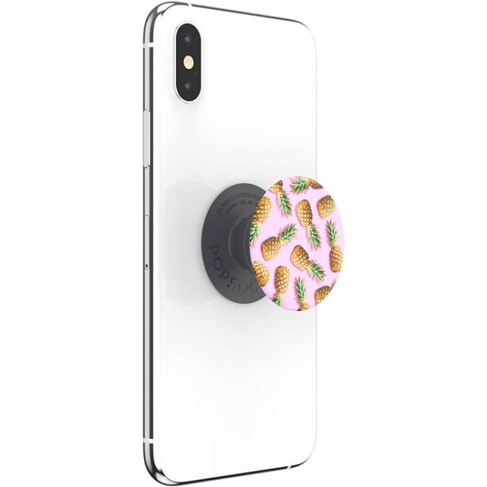 PopSockets - Popsockets Basic Grip Med Ställfunktion - Pineapple Palooza