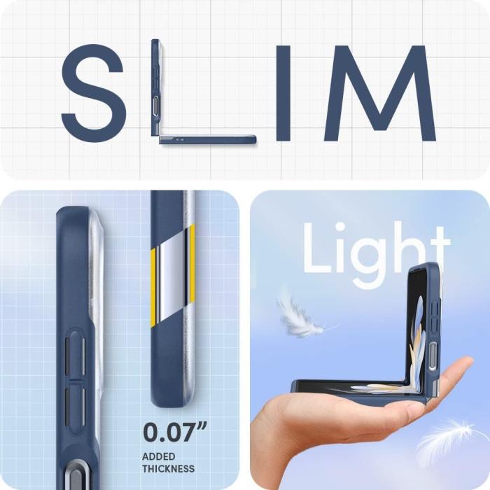 UTGATT - Spigen Galaxy Z Flip 4 Skal Cyrill Color Brick - Coast