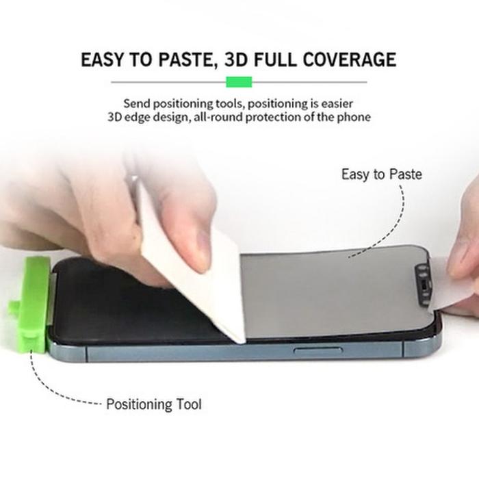 Bestsuit - Bestsuit 5D Hybrid Glas 5D till Apple iPhone 12 mini Svart