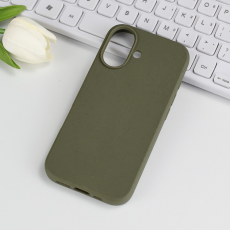 A-One Brand - iPhone 17 Mobiskal Biodegradable Wheat Straw+TPU - Svartgrön