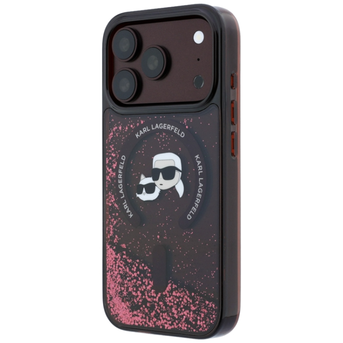 KARL LAGERFELD - Karl Lagerfeld Mobilskal För iPhone 18 Pro/17 Pro Magsafe Liquid Glitter