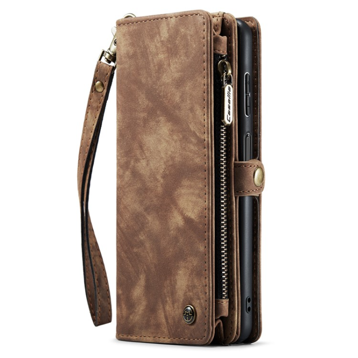 Caseme - Caseme Galaxy A34 5G Plånboksfodral Detachable - Brun