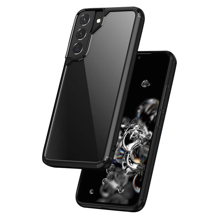 IPAKY Acrylic Skal Galaxy S22 Ultra 5G - Svart | 2353 | AlltMobil