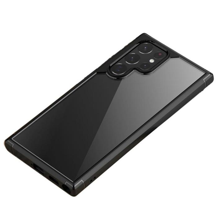 iPaky - IPAKY Acrylic Skal Galaxy S22 Ultra 5G - Svart