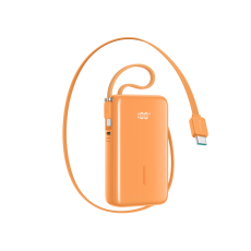 Joyroom - Joyroom Powerbank 10000 mAh 35W med Inbyggda USB-C-Kablar